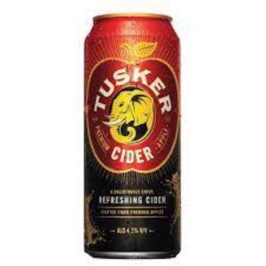 TUSKER CIDER PREMIUM APPLE CAN