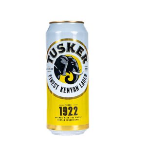 TUSKER LAGER CAN 500ML